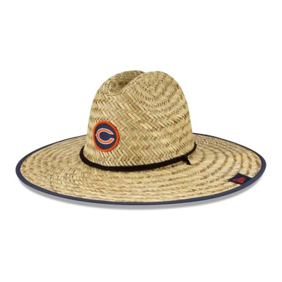 Chicago Bears Gorra | New Era Official NFL Training Straw Hat Mexico - Azules